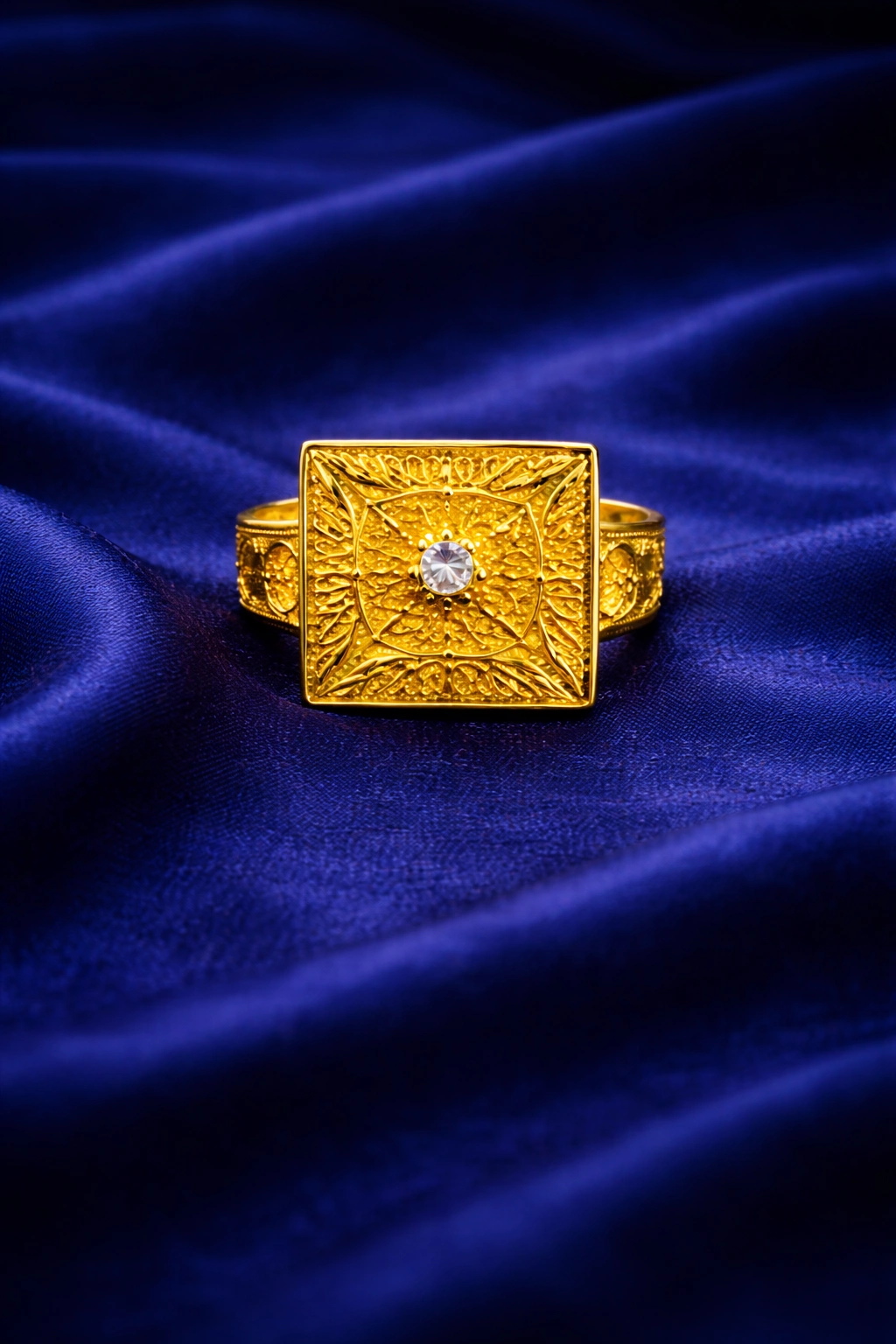 ring on silk
