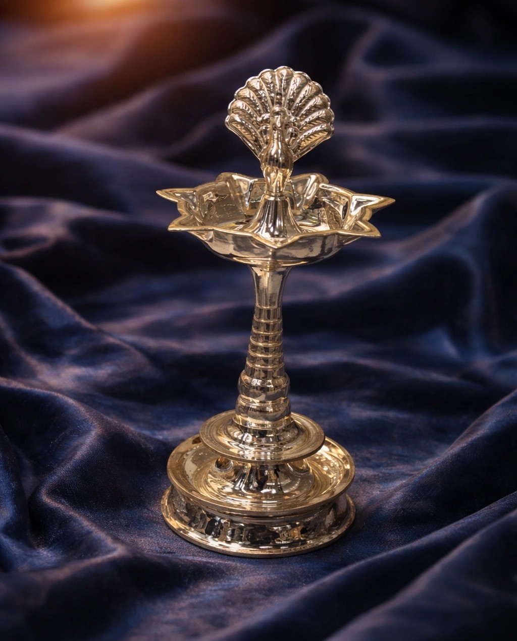 Silver Lamp Stand